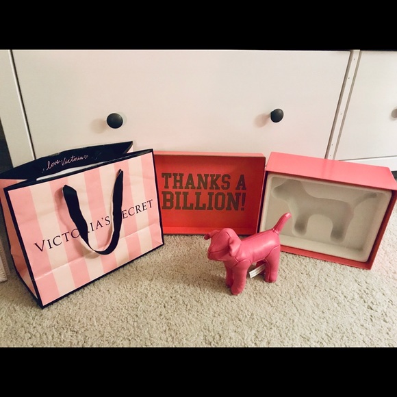 PINK Victoria's Secret Accessories - RARE Victoria’s Secret PINK “Thanks A Billion” Dog